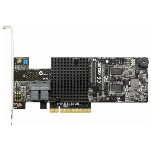 sas sata raid контроллер asus pike ii 3108 8i 240pd 2g Контроллер ASUS PIKE II 3108-8I/240PD/2G (90SC07P0-M0UAY0)