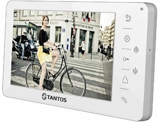 Монитор видеодомофона TANTOS Amelie HD (White)