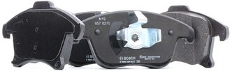 Дисковые тормозные колодки передние Bosch 0 986 494 837 для Ford (4 шт.)