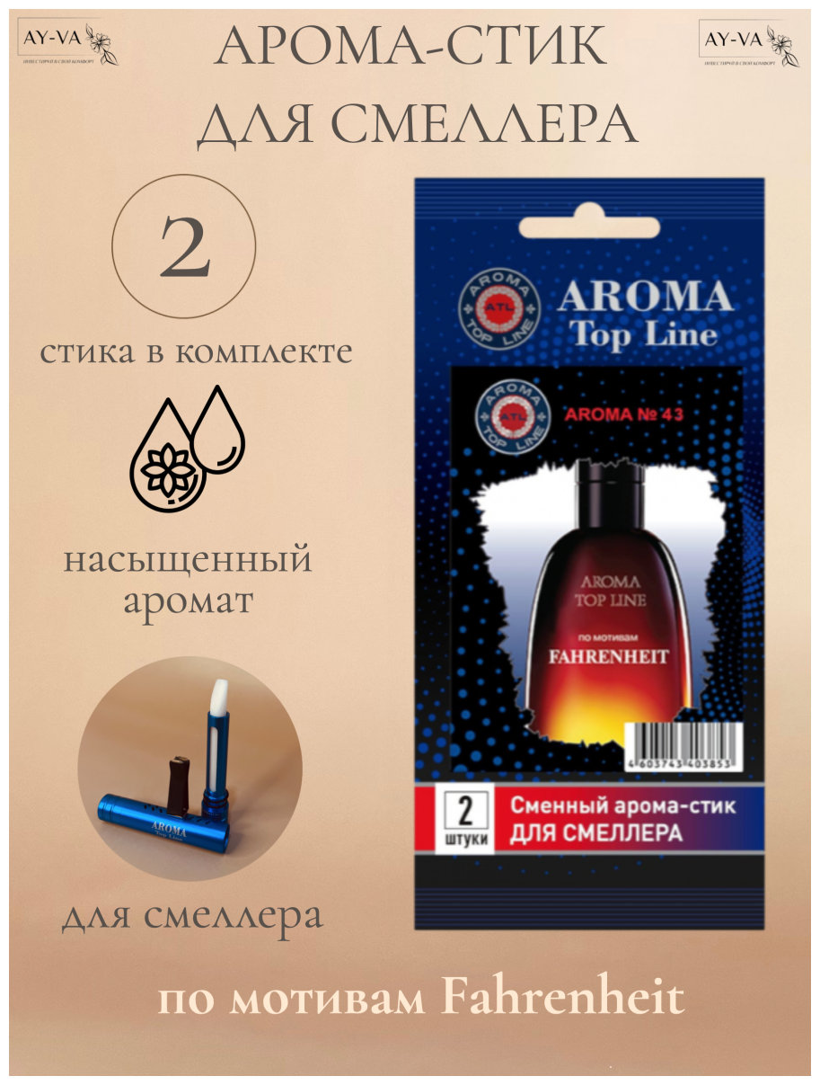 Автомобильный ароматизатор AROMA TOP LINE 2 шт.