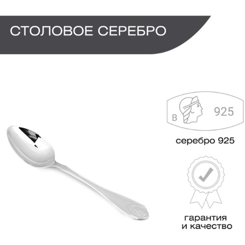 Ложка чайная из серебра 925 пробы для кухни