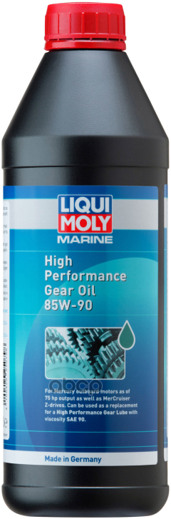 Масло Мот. Marine High Performance Gear Oil 85W-90 Син. (1Л) Liqui moly арт. 25079