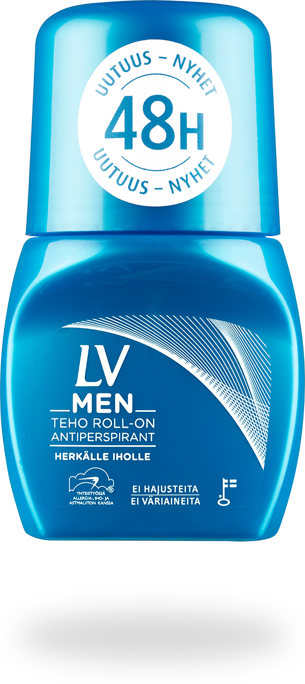 LV MAN Hoitava 50 ml antiperspirantti roll-on (синяя)