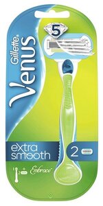 Фото Бритва Gillette Venus Embrace, 2 сменные кассетыВ наборе1шт