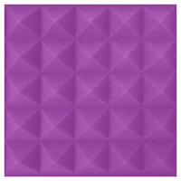 Акустический поролон ППУ Пирамида 250х250х50мм (фиолетовый)