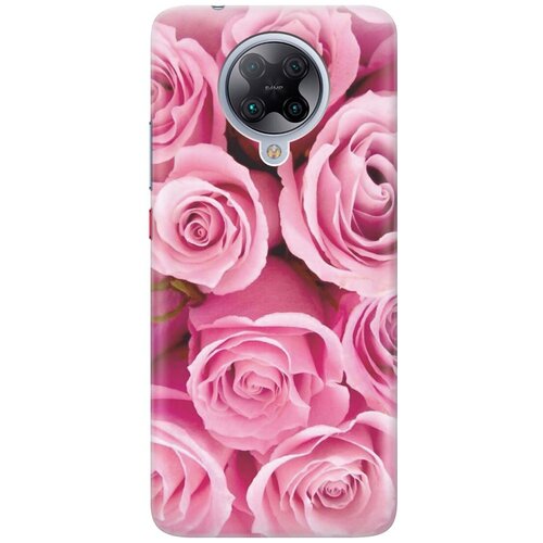 фото Ультратонкий силиконовый чехол-накладка для xiaomi redmi k30 pro / poco f2 pro с принтом "букет роз" gosso