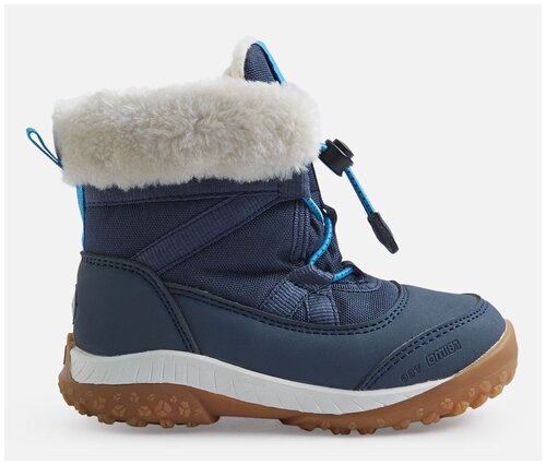 Ботинки Reima Samooja, зимние, грязеотталкивающая пропитка, светоотражающие элементы, размер 28, синий