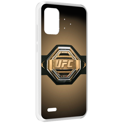 Чехол MyPads UFC единоборства мужской для UMIDIGI Bison Pro задняя-панель-накладка-бампер