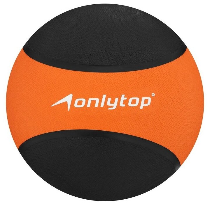 ONLYTOP Медицинбол ONLYTOP, 3 кг, цвет оранжевый