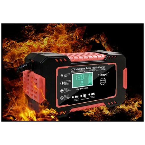 Зарядное устройство автомобильного аккумулятора 12v красного цвета 219900₽