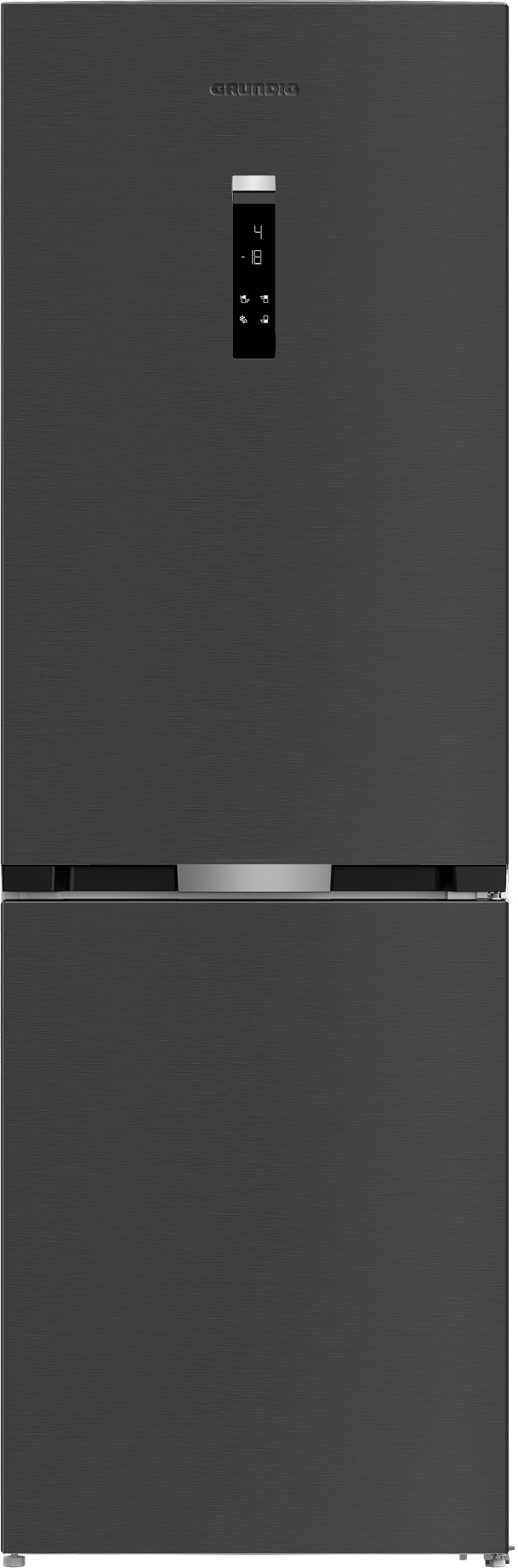 Холодильник с нижней морозильной камерой Grundig GKPN66830FXD - фотография № 1