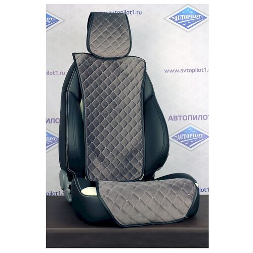 фото Накидка на сиденье, ткань, mclaren, серый, ml022 автопилот