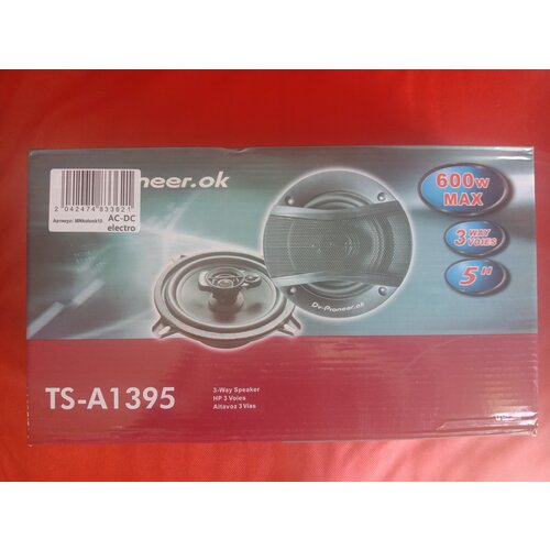 Автомобильные динамики TS-A1395 13 см2-шт 1699₽