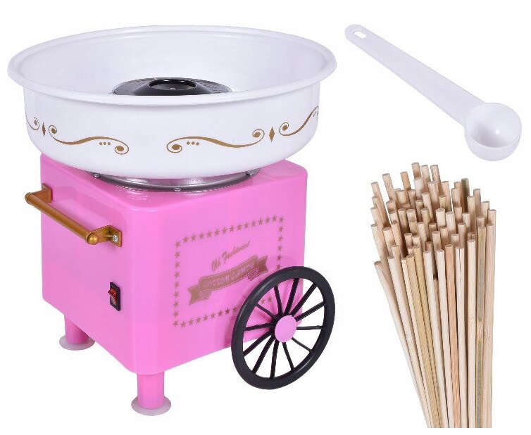 Аппарат для приготовления сладкой сахарной ваты Cotton Candy Maker - фотография № 2