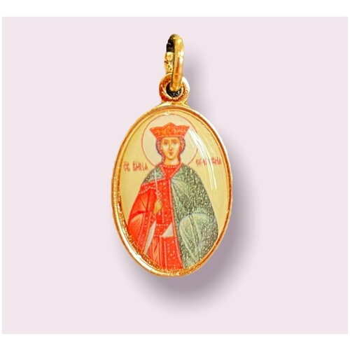 Подвеска икона святая великомученица екатерина
