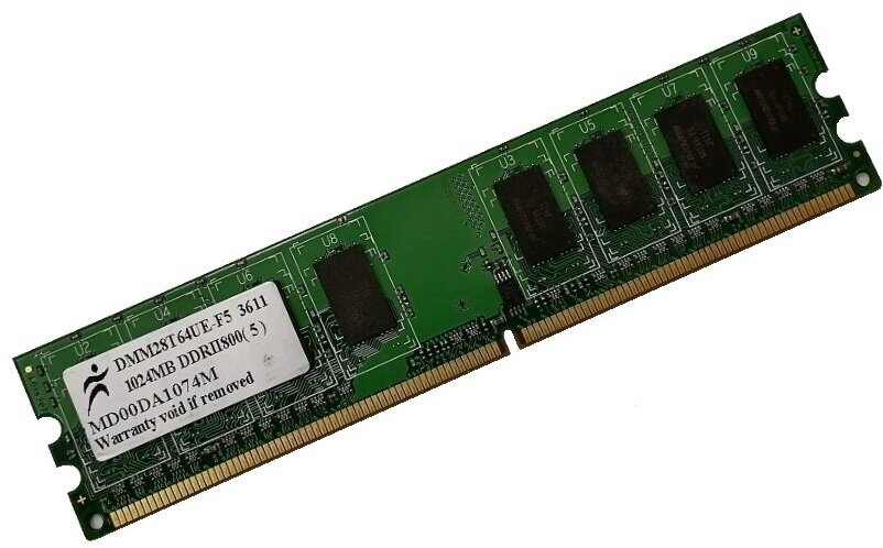 ОЗУ Dimm 1Gb PC2-6400(800)DDR2 Digma DMM28T64UE-F5 3611