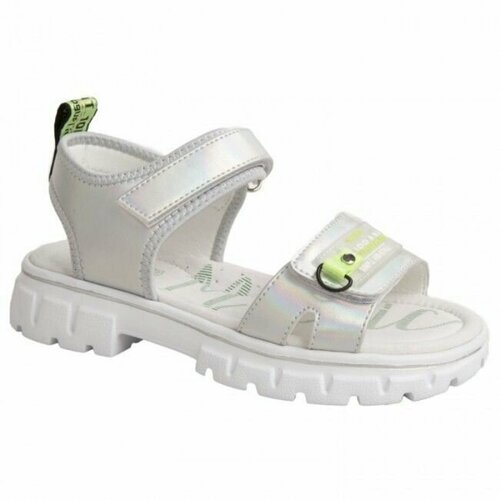 фото Босоножки tom&miki, размер 32, серебряный