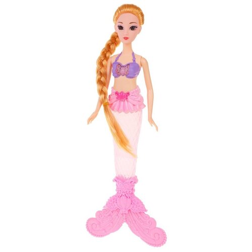 Кукла Наша игрушка Mermaid Magic, 34 см, 200979278 розовый