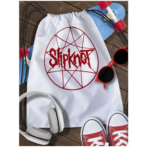 Мешок для сменной обуви Slipknot - 2942 мешок для сменной обуви дтф черный музыка slipknot 72