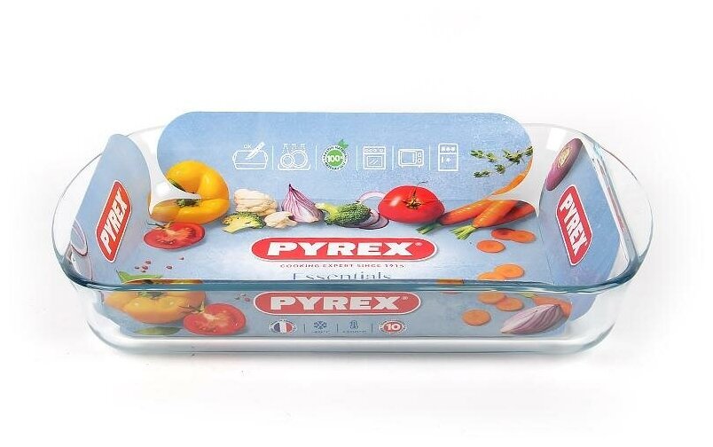 Лоток Pyrex Лоток прямоуг. Стекл. 40х27x7см 6 (240B000/6146) - фото №5