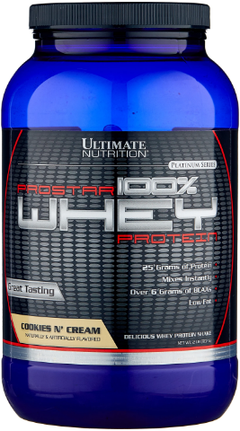 Ultimate Nutrition Prostar 100% Whey Protein 908 гр. 2lb (Ultimate Nutrition) Печенье-крем