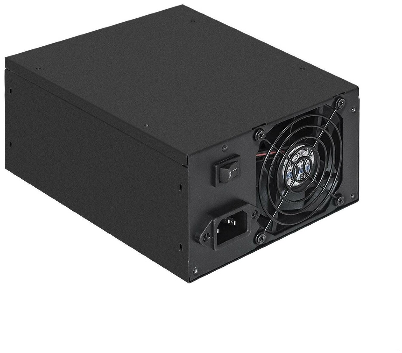 Блок питания ATX Exegate EX235029RUS 500W, APFC, 2х8cm fan, 20+4pin/(4+4)pin, PCI-E, 9xSATA - фото №6