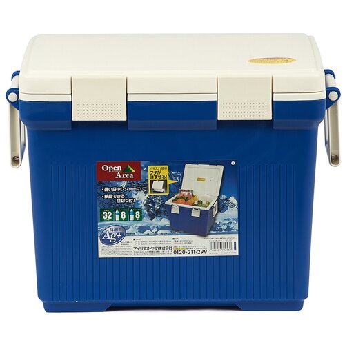 фото Термобокс термоконтейнер изометрический, сумка холодильник, iris ohyama, cooler box 32, синий