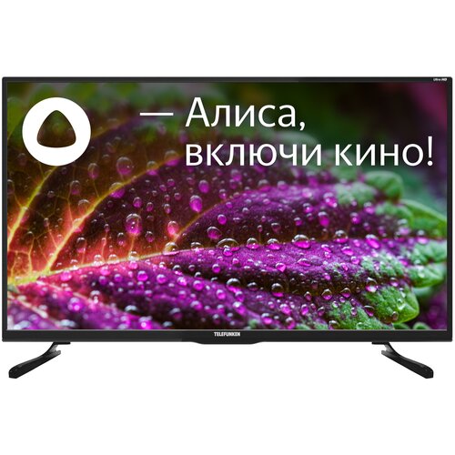 Телевизор TELEFUNKEN LED 43 TF-LED43S97T2SUYH Яндекс ТВ черный 4K Ultra HD 50Hz DVB-T DVB-T2 DVB-C DVB-S DVB-S2 WiFi Smart TV RUS 2375900₽