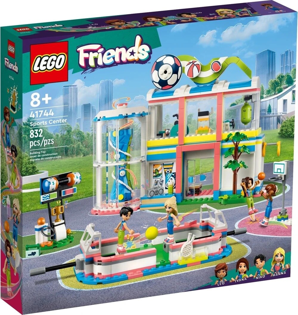 Конструктор LEGO Friends 41744 Sports Center, 832 дет.