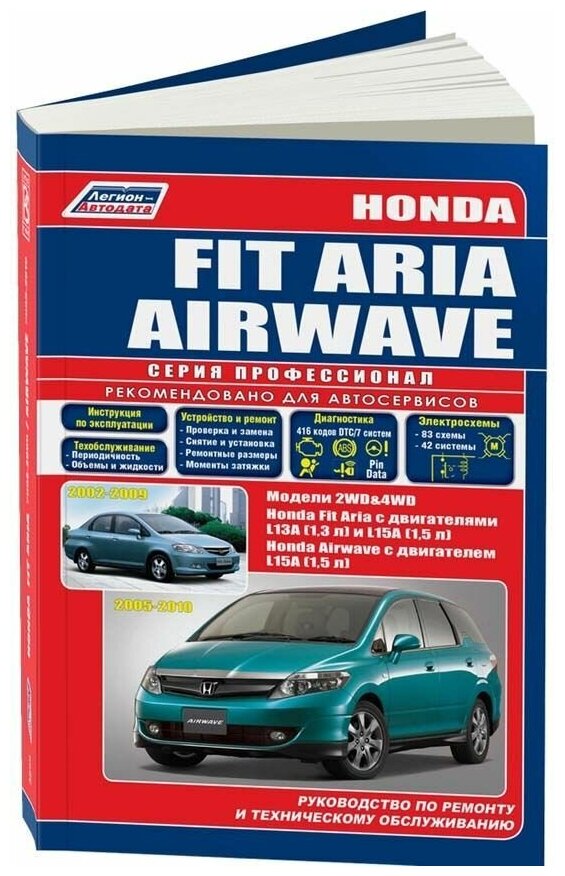 "Honda Fit Aria (модели 2WD&4WD 2002-2009 гг. выпуска) Honda Airwave c 2005 года выпуска. Устройство техническое обслуживание и ремонт"