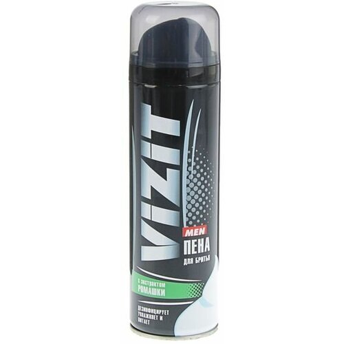 Vizit Пена для бритья Vizit с ромашкой, 225 мл