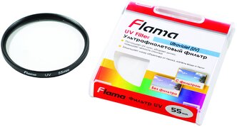 Светофильтр FLAMA UV 55 mm