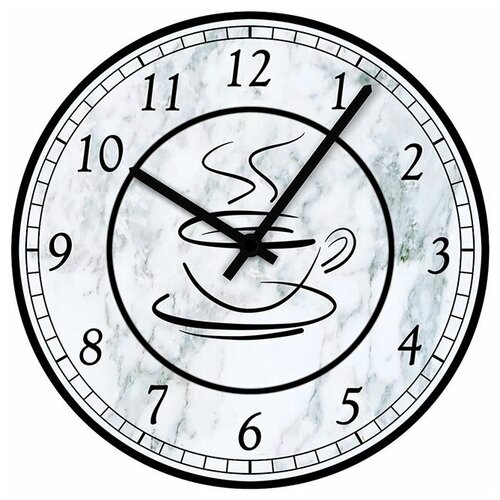 фото Svs настенные часы svs 3001024 kitchen чашка с блюдцем