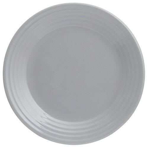 фото Тарелка закусочная living, диаметр 21 см, материал каменная керамика, цвет серый, typhoon, 1401.015v