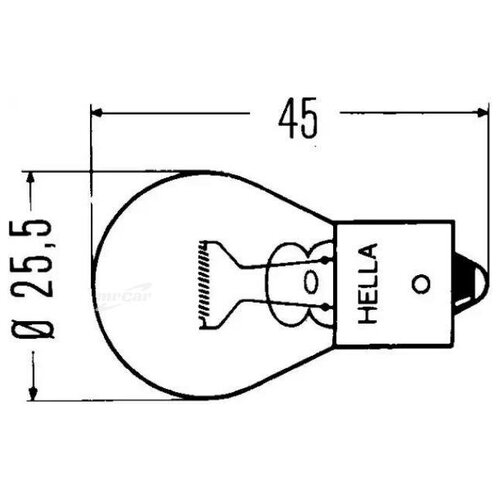 BEHR-HELLA 8GA002073121 Лампа накаливания