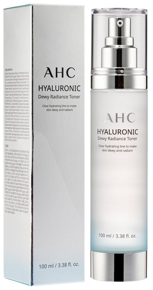 Ультра легкий увлажняющий тонер с гиалуронкой A. H. C HYALURONIC DEWY RADIANCE TONER