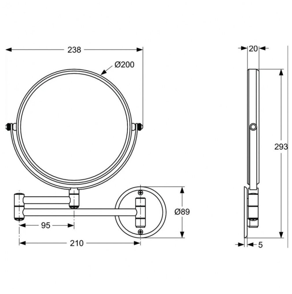 Косметическое зеркало Ideal Standard - фото №5