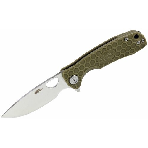 Нож Honey Badger Flipper L (HB1003) с зелёной рукоятью