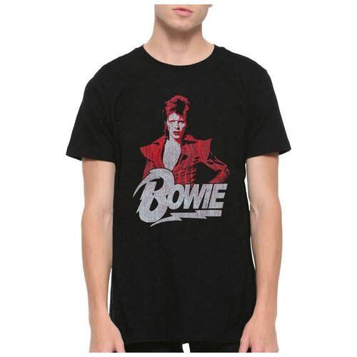 Футболка Dream Shirts Дэвид Боуи (David Bowie) Мужская S Черная