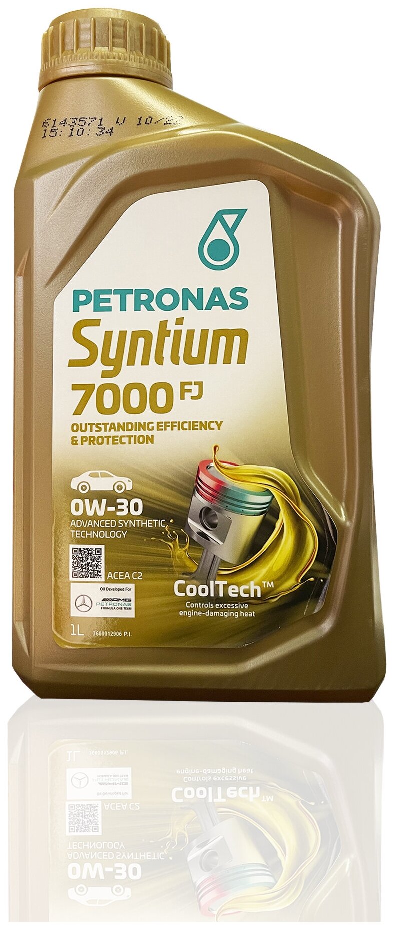 70670E18EU Моторное масло PETRONAS SYNTIUM 7000 FJ синт. 0W30,1л