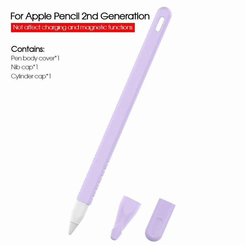 Защитный силиконовый чехол для Apple Pencil gen.2 черный