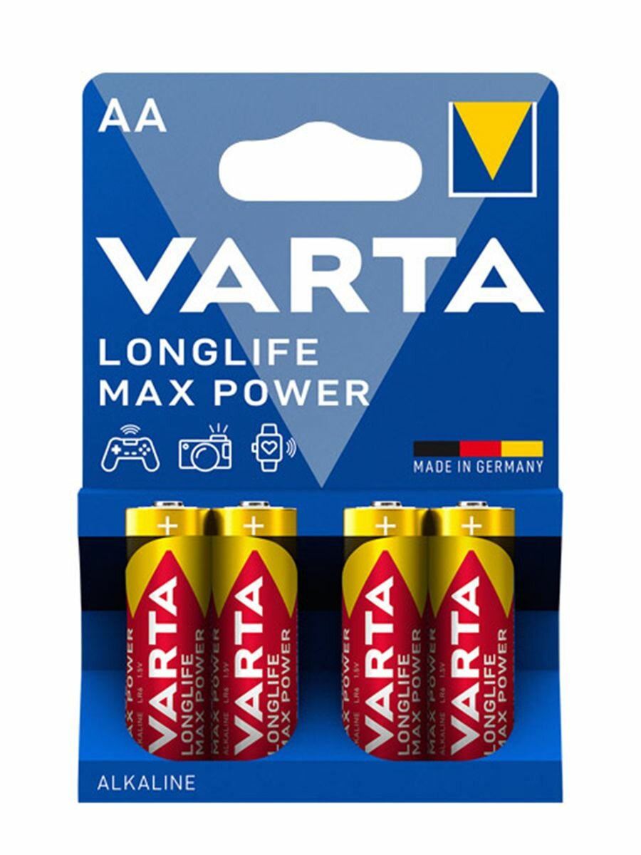 Батарейки Varta Max T. AA Bli Alkaline, 2 шт. (4706101412) - фото №15