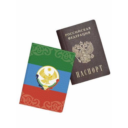 Обложка для паспорта ZEKEKS, красный, зеленый
