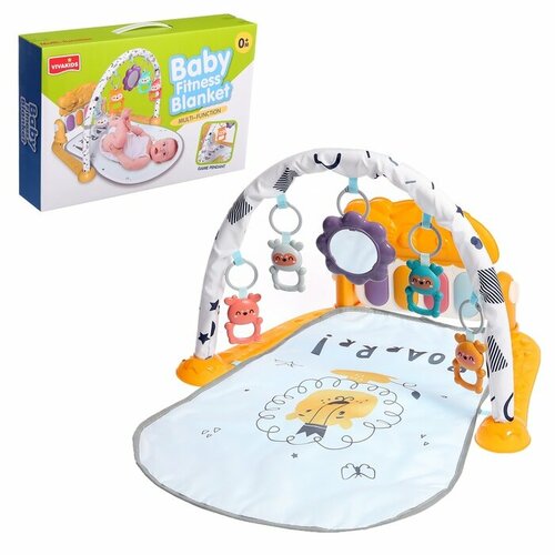 Развивающий коврик Лёвушка световые звуковые эффекты 1725₽