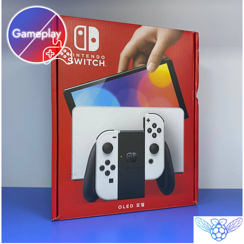 Игровая приставка Nintendo Switch OLED White 256GB (Picofly) игровая приставка nintendo switch oled модель white требуется адаптер под евро вилку