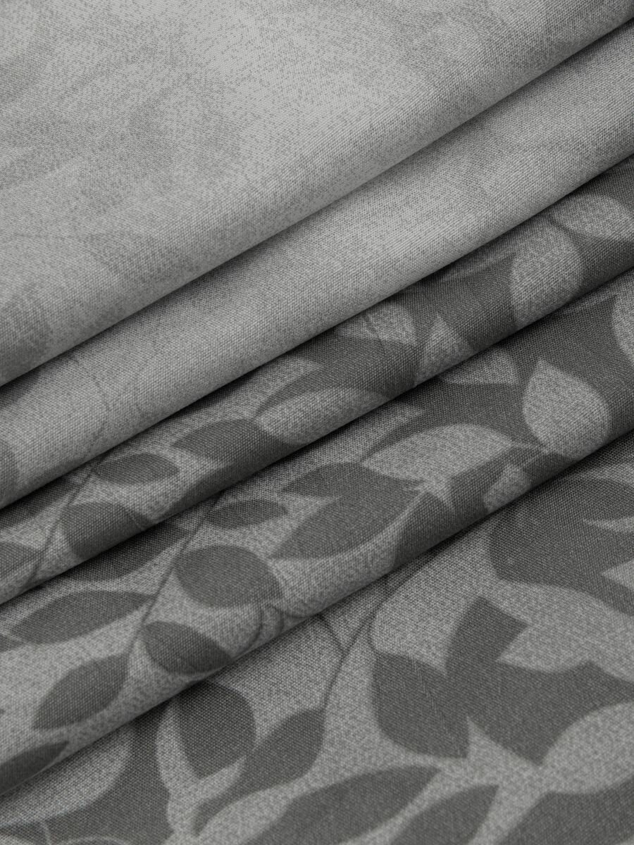 Комплект постельного белья Amore Mio серия Мако-сатин размер 15-спальный Микрофибра 2 наволочки 70х70 серый Trek