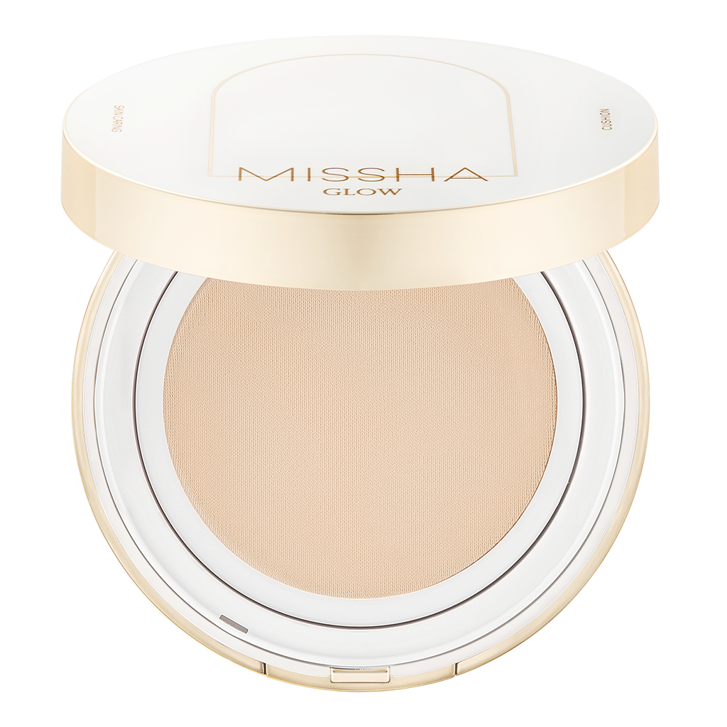 MISSHA Glow Cushion Тональный кушон Прозрачное свечение тон 21N Fair Light Beige 14 г 1 шт