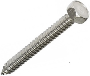 фото Саморез с шестигранной головкой S+P 5,5x45 мм нержавеющий A2 5шт