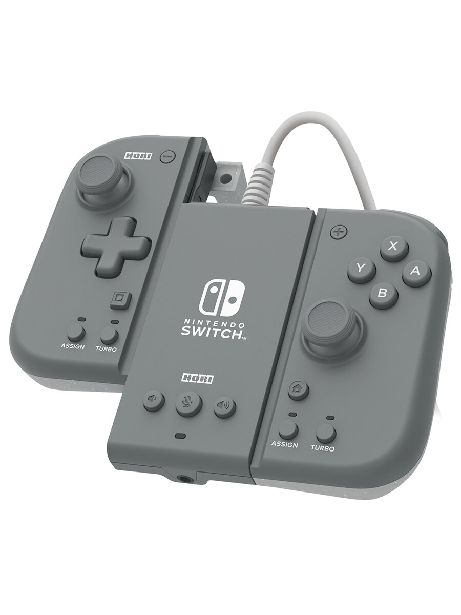 Nintendo Switch Контроллеры Hori Split Pad Pro Attachment (Slate Grey) для консоли Switch (NSW-426U)