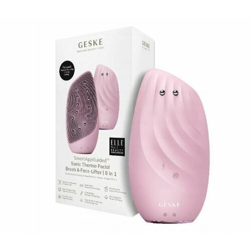Ультразвуковая щетка для чистки лица Geske 8 в 1 светло-розовый 1579400₽